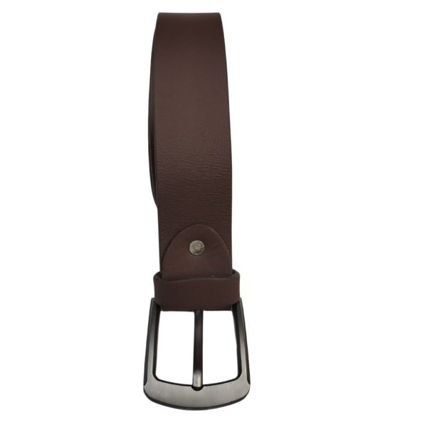 (big Size) – Men Buffalo Plain Leather Belt | Waist Belt For Boys & Mens (dark Brown)